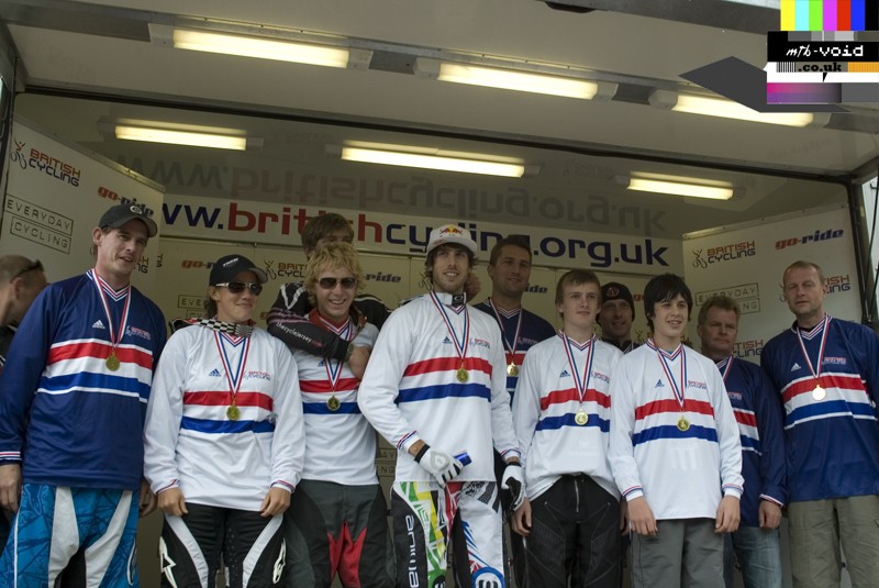British National Champs 2009 - Note the Masters and Vets wear a blue top.