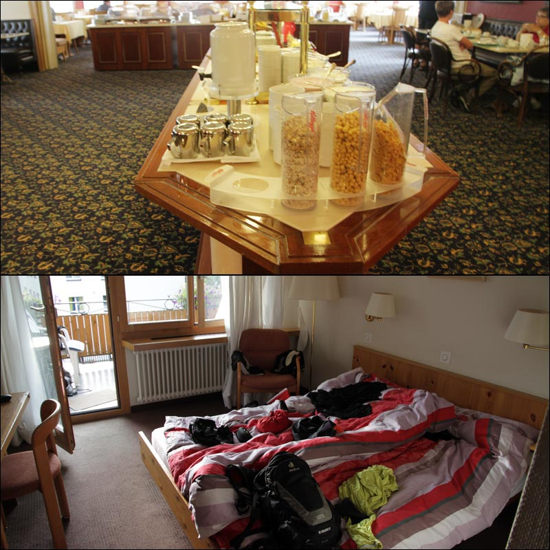 The Strela Hotel was roomy comfortable and deserted Almost eerie but there was always plenty of food