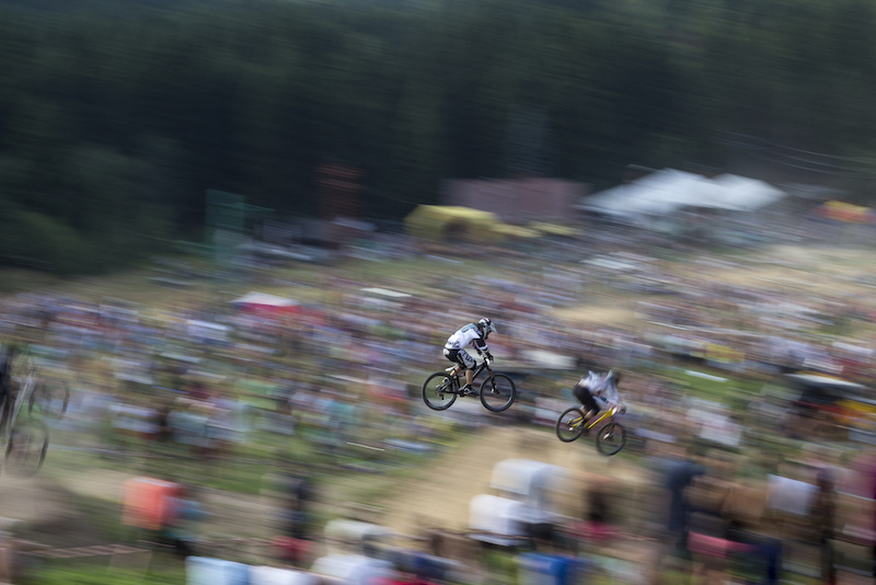 During round 4 of The 4X Pro Tour at JBC Bike Park Jablonec Czech Republic. 3August 2013 Photo Charles Robertson