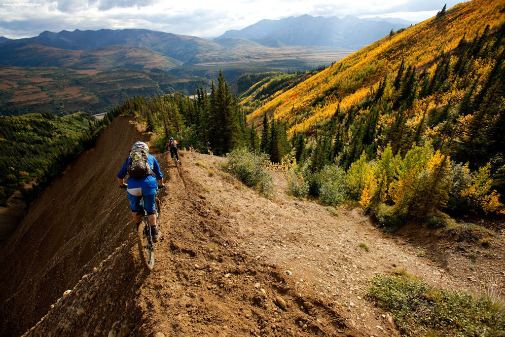 'No Room for Error' - The trail name sums this one up! The fall foliage and exposure on the left put this trail high up on the hit list for a bagful of whoppers.